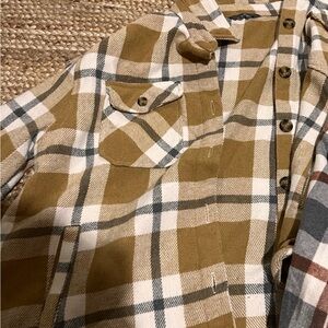 Women Plaid Button-Up Shirt